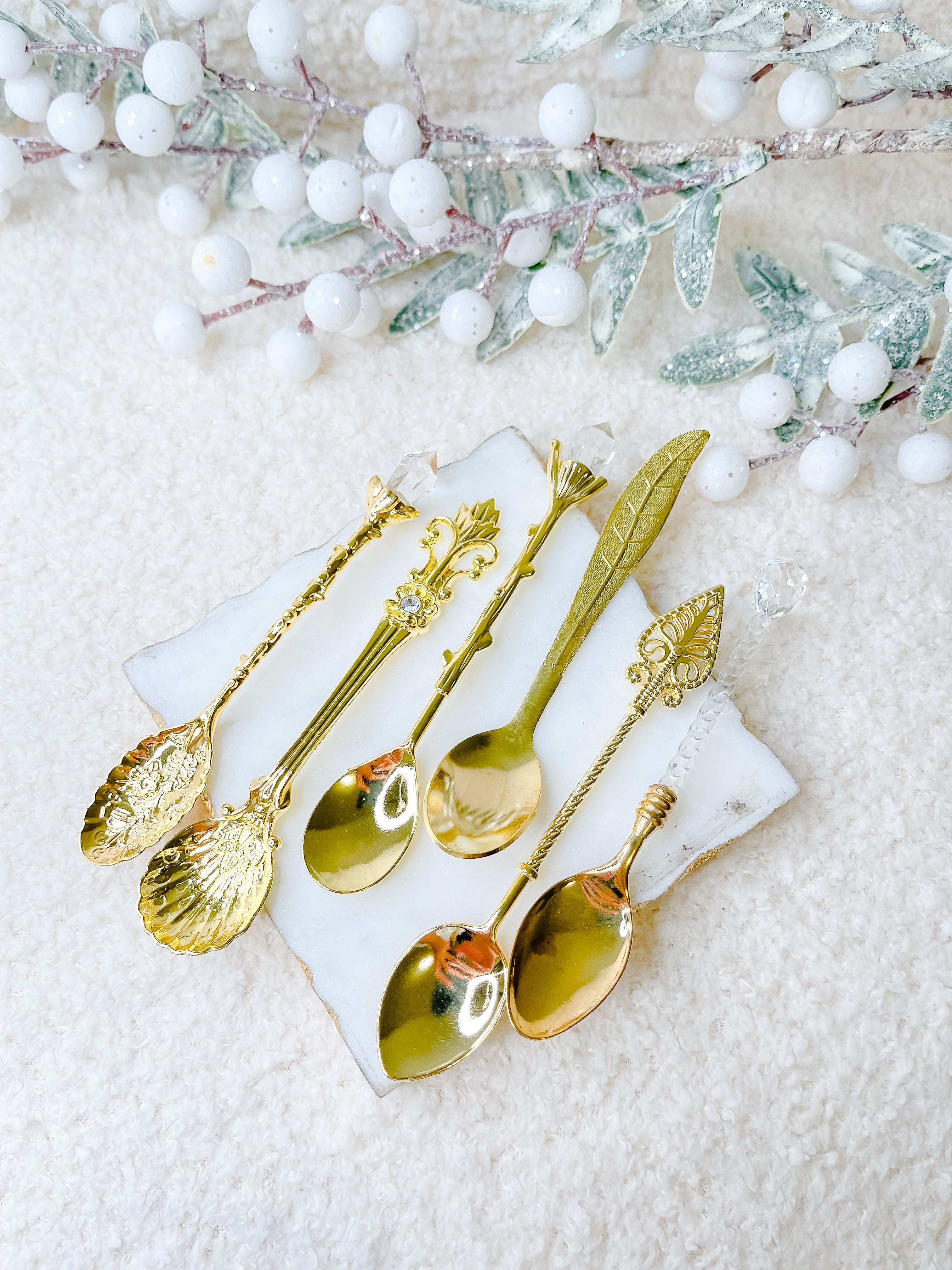 Vintage Luxury Gold Spoons