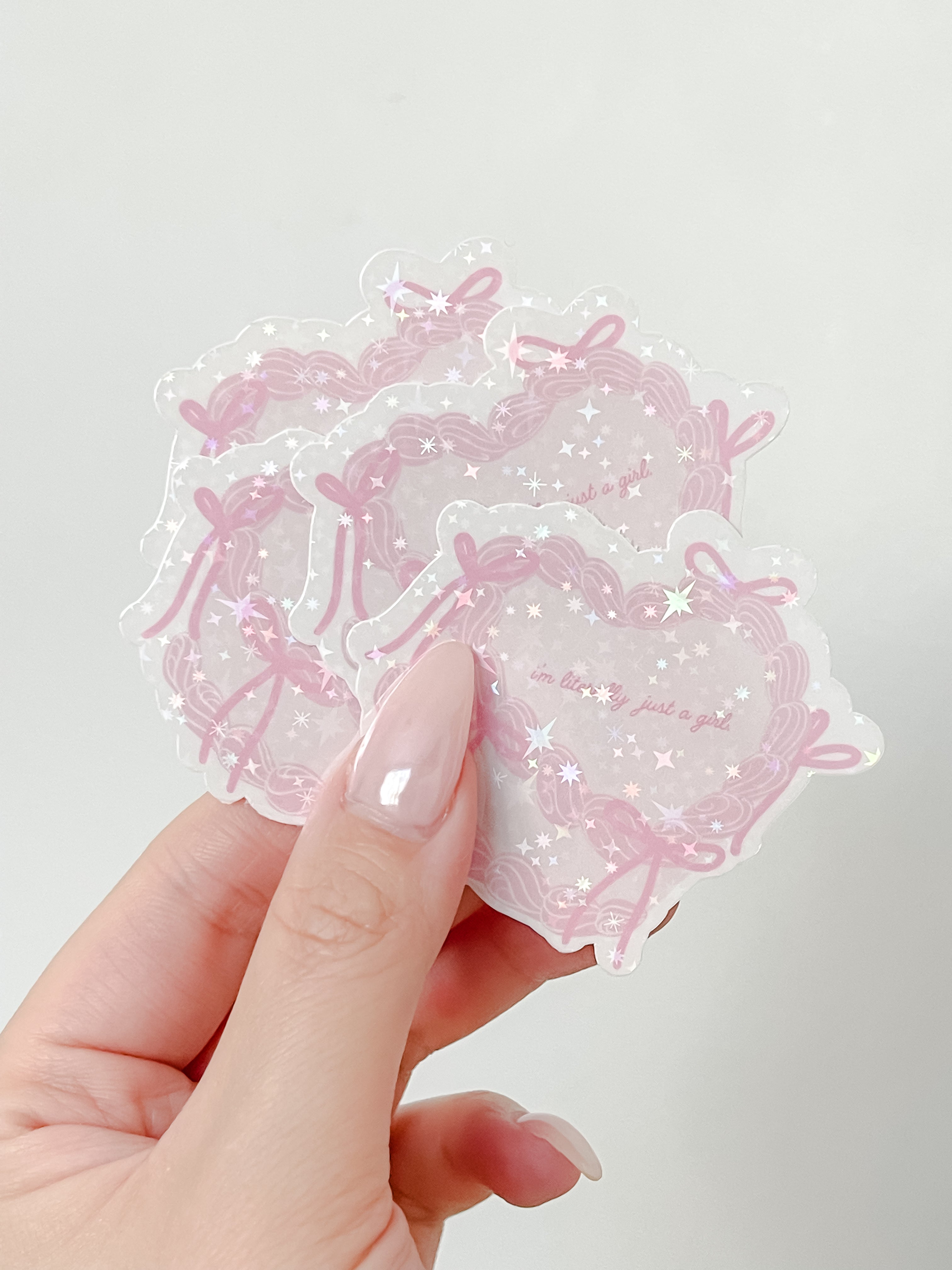 I'm Literarily Just a Girl Sticker