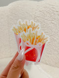 Coquette French Fry Sticker