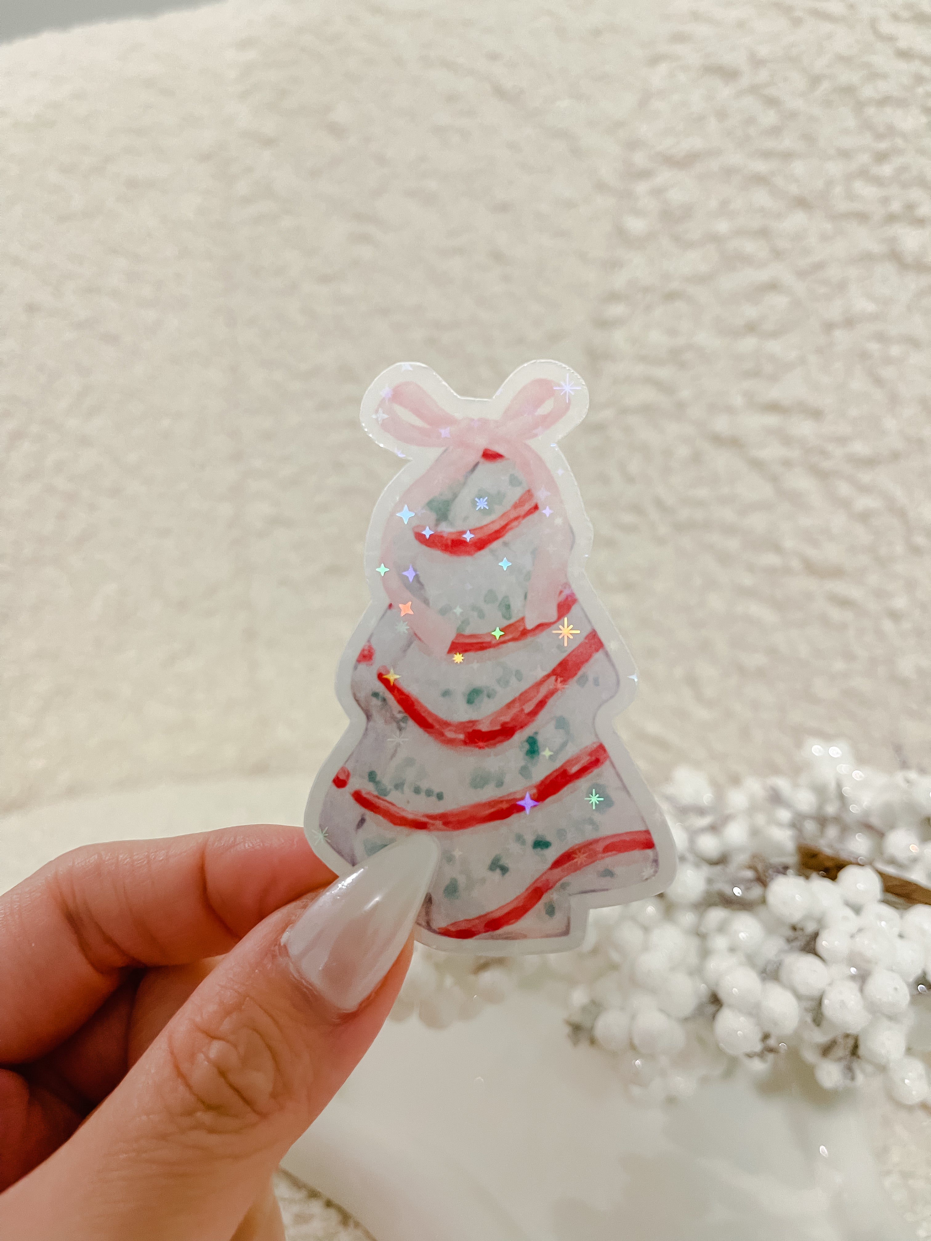 Debbie Christmas Tree Sticker